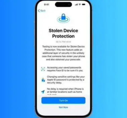 凌河苹果授权维修店分享被盗设备保护功能开启方法 