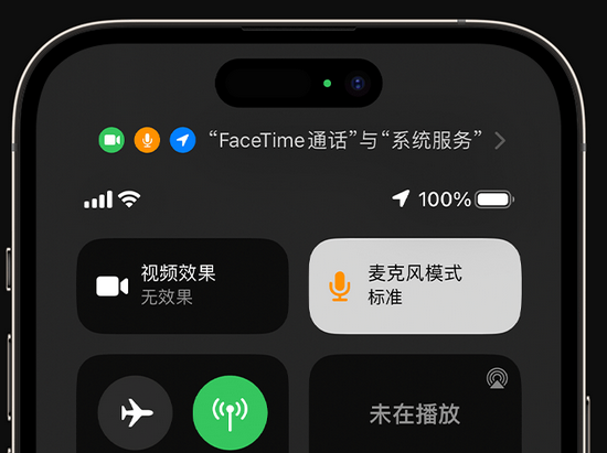 凌河苹果授权维修网点分享iPhone在通话时让你的声音更清晰 