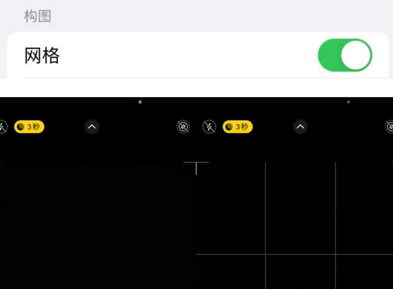 凌河苹果手机维修网点分享iPhone如何开启九宫格构图功能