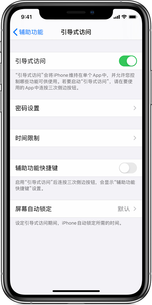 凌河苹果手机维修分享如何在 iPhone 上退出引导式访问 