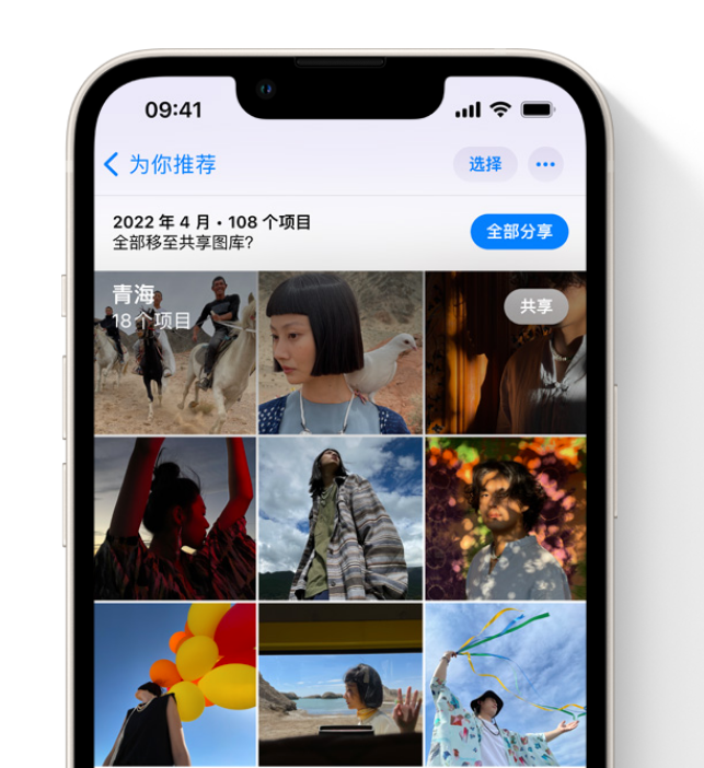 凌河苹果维修网点分享在 iPhone 上使用共享图库 