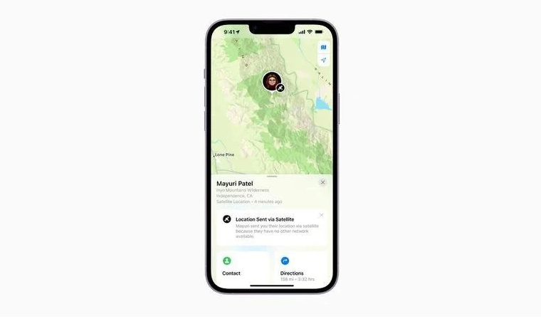 凌河苹果14维修分享iPhone14系列中 FindMy功能通过卫星分享位置方法教程 
