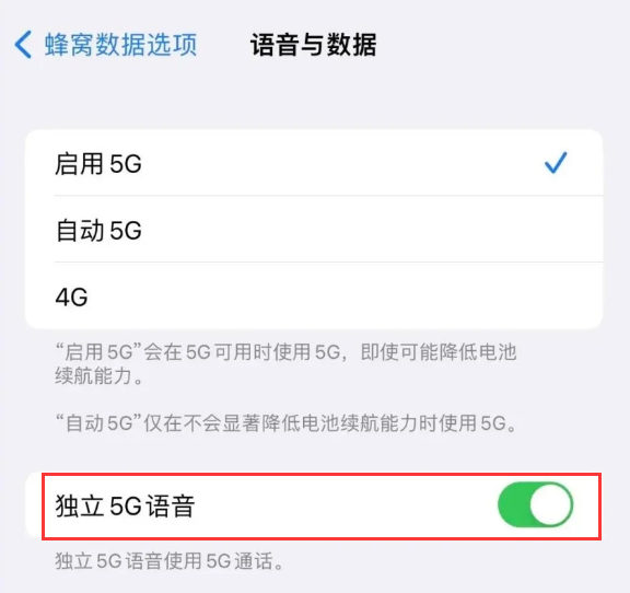凌河苹果14维修分享iPhone 14 Pro如何开启VoNR 