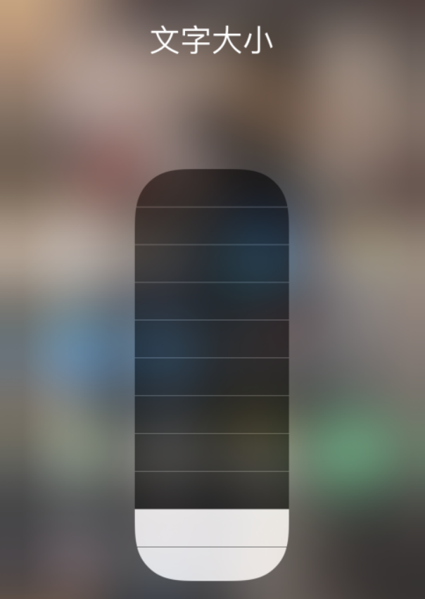 凌河苹果手机维修分享小技巧：在 iPhone 控制中心快速调节字体大小 