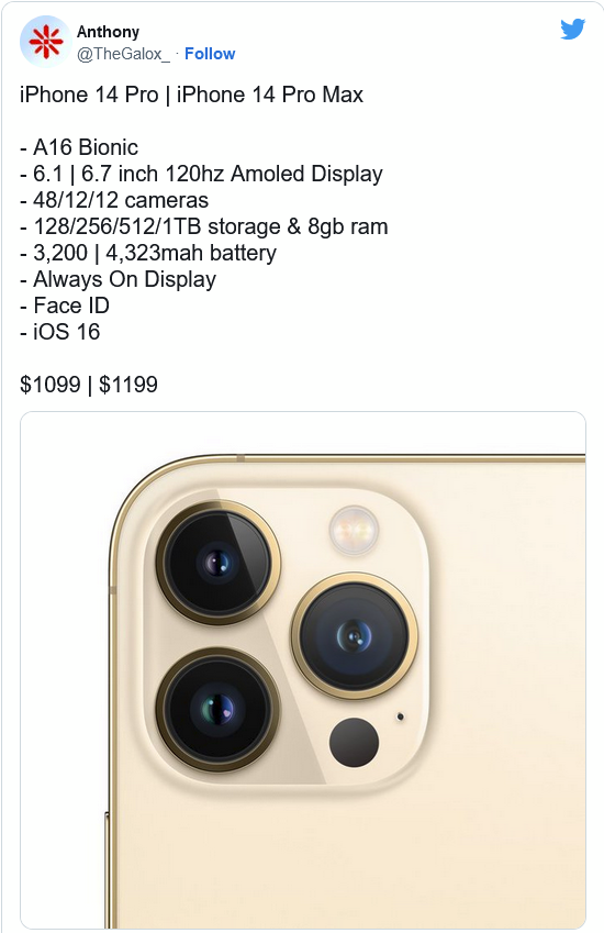 凌河苹果14维修分享iPhone 14全系涨价 