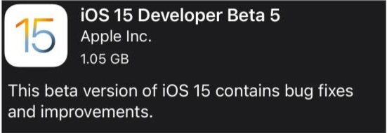 凌河苹果手机维修分享如何升级到iOS15.0 beta5 